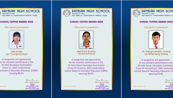 FELICITATION OF SCHOOL TOPPERS-2022